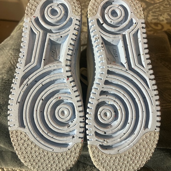 Nike White and Pure Platinum Sneakers - Picture 4 of 5